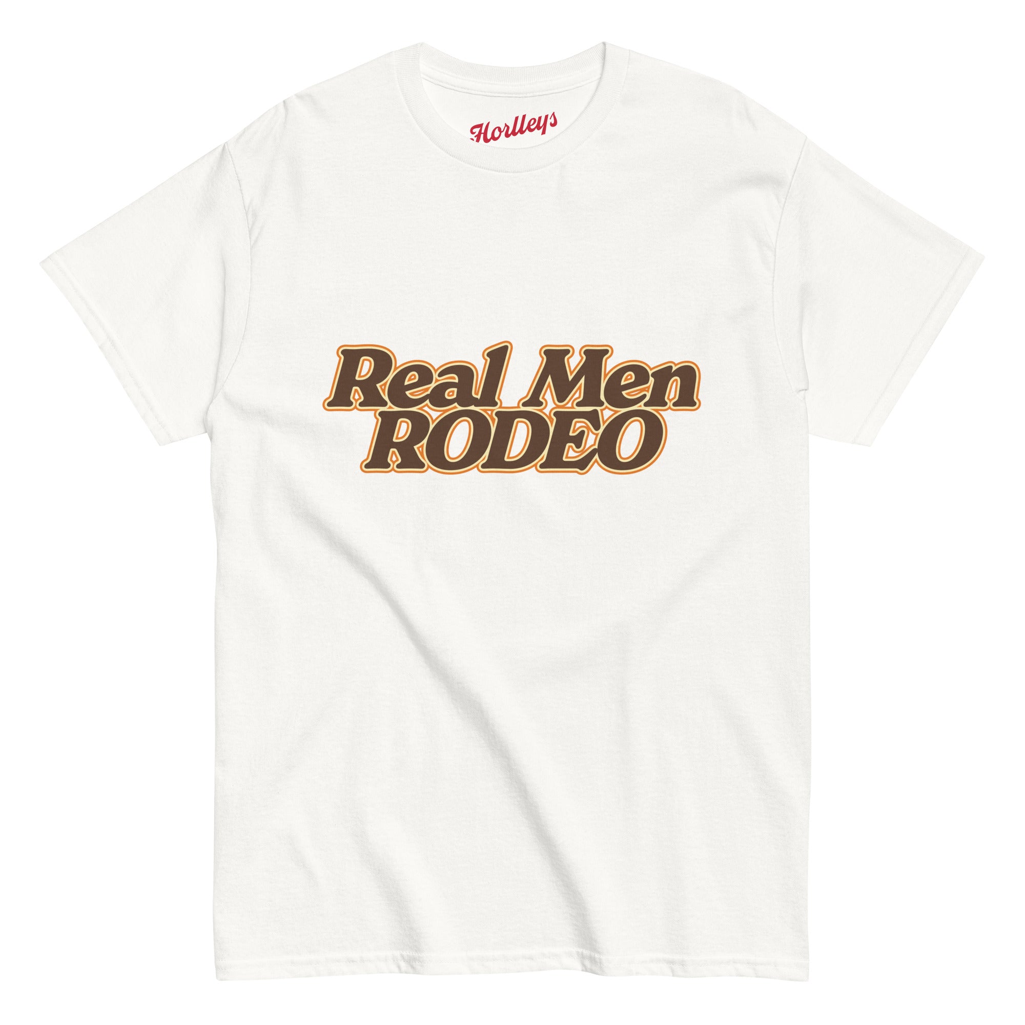 Shop the Real Men Rodeo Tee, a must-have for any western wear enthusiast. Made with high-quality materials, this tee is perfect for those who love the country lifestyle. Get yours today!Real Men Rodeo Tee - Western Wear for Men